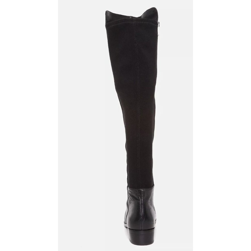 Michael Kors Bromley Side Zip Leather Boots Black Women Sz 7 M - Picture 3 of 15
